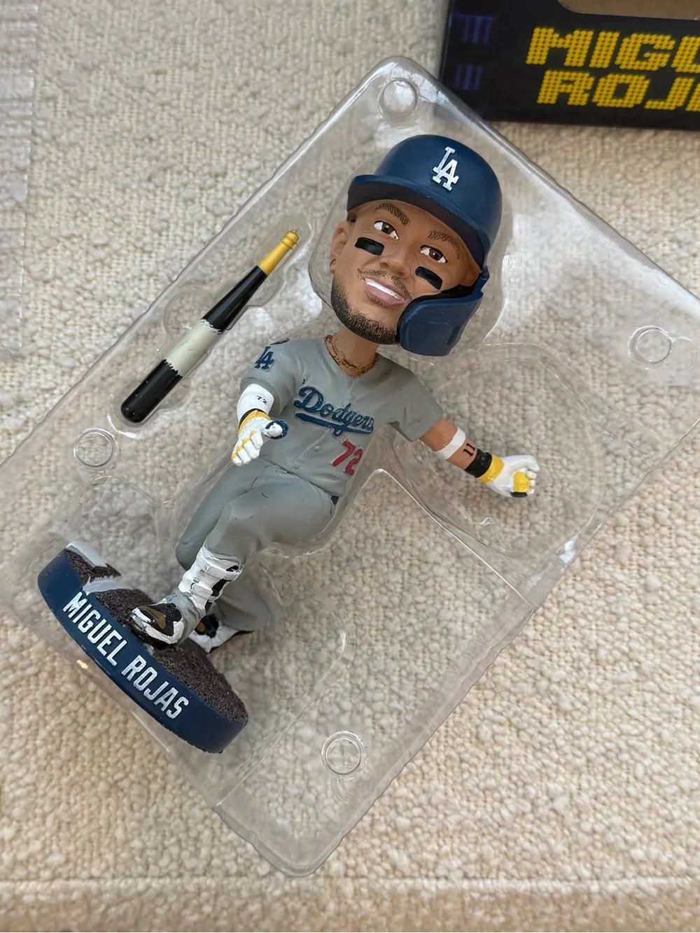 Los Angeles Dodgers Miguel Rojas Collectible Figurine Bobble Head